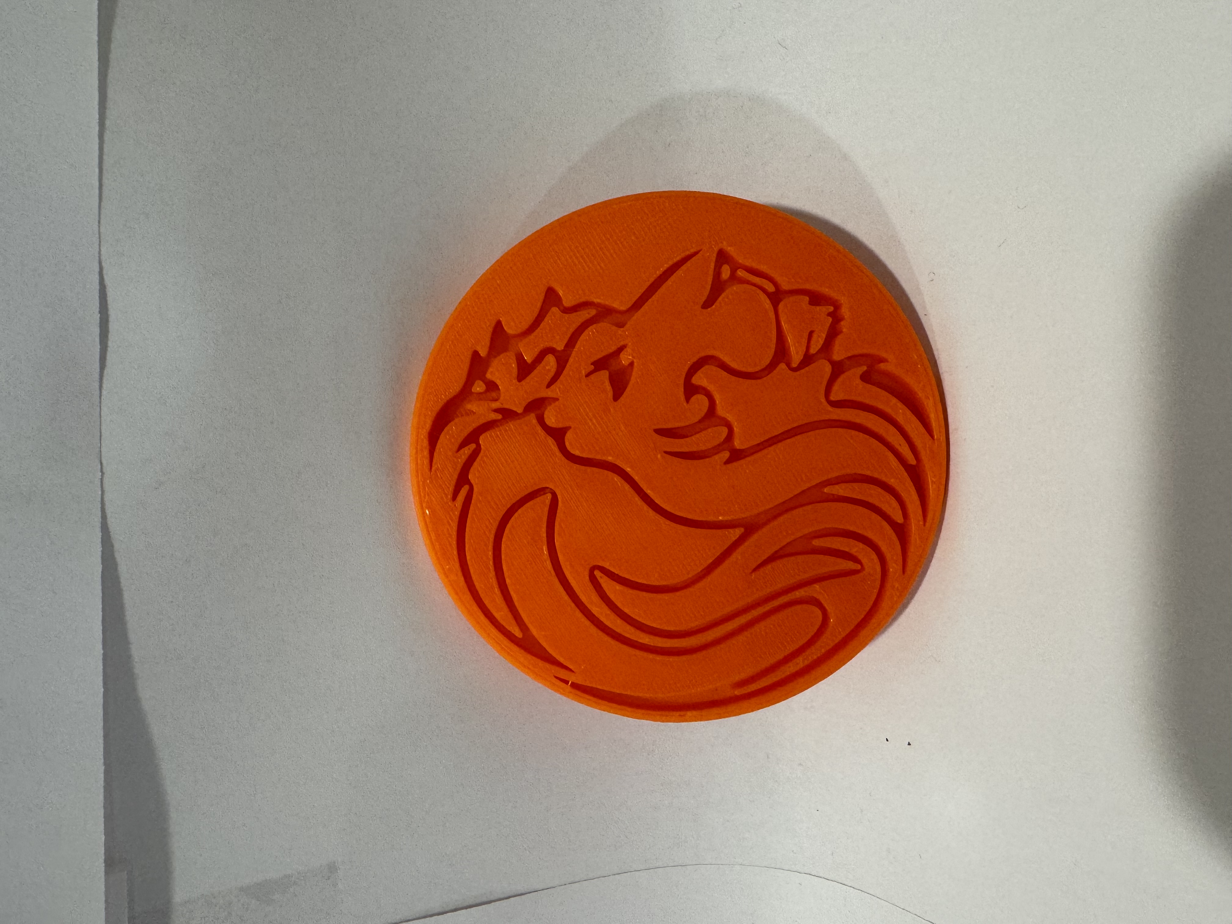 Lion Head Coaster - Catches water - Silhouette