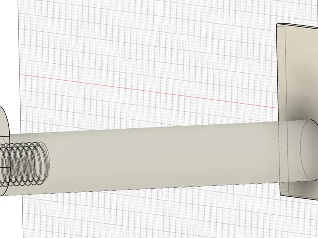 Toilet roll holder perpendicular to the wall (Fusion 360 included)