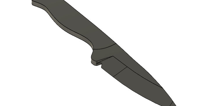 Knife by Printit Tom | Download free STL model | Printables.com