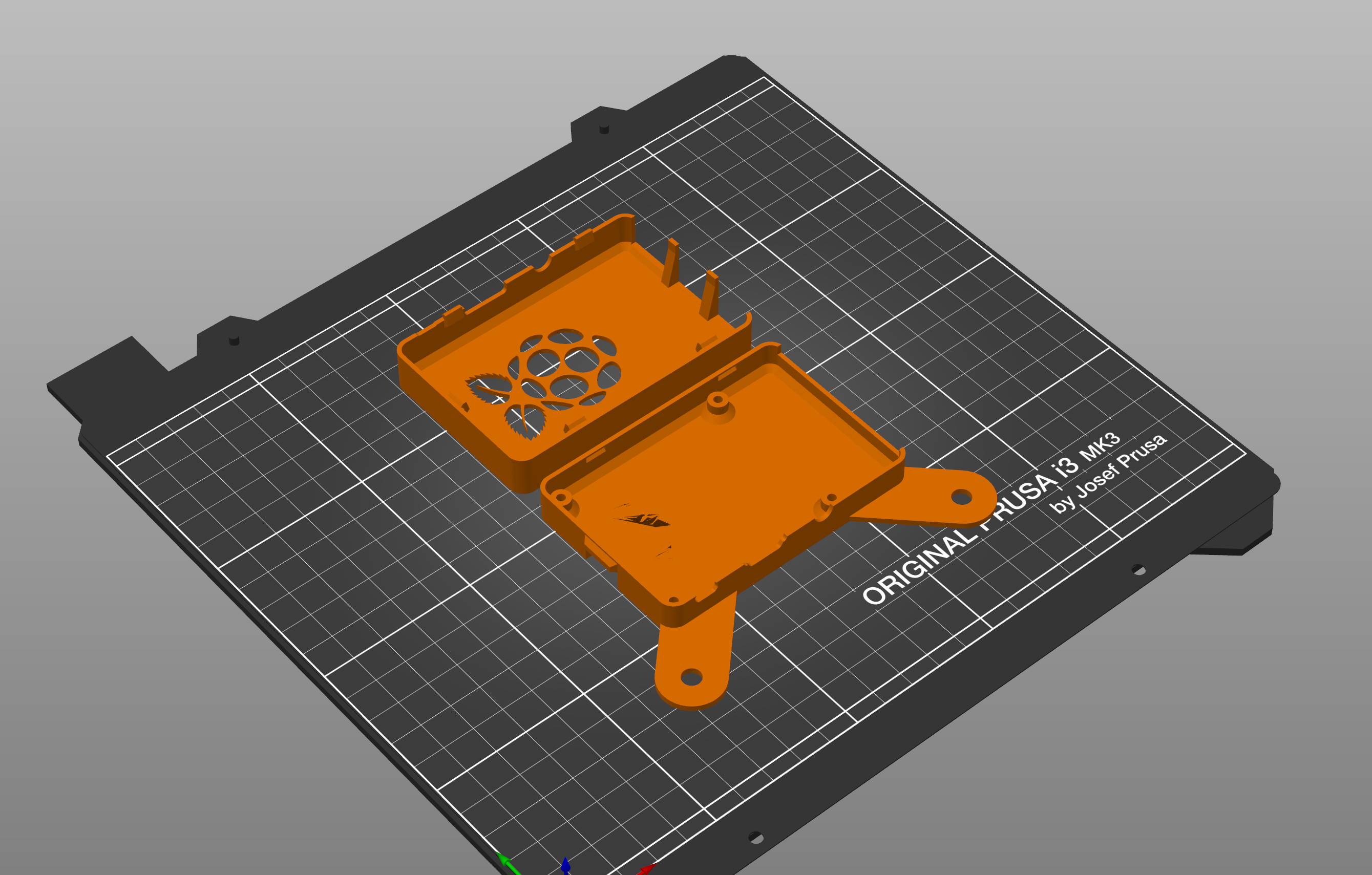 Raspberry pi 3 VESA 100 case