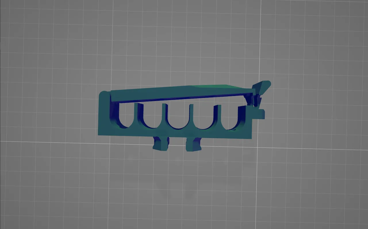 Hinged Cable Clip V2 with MultiBoard mount by thelloworldt | Download ...