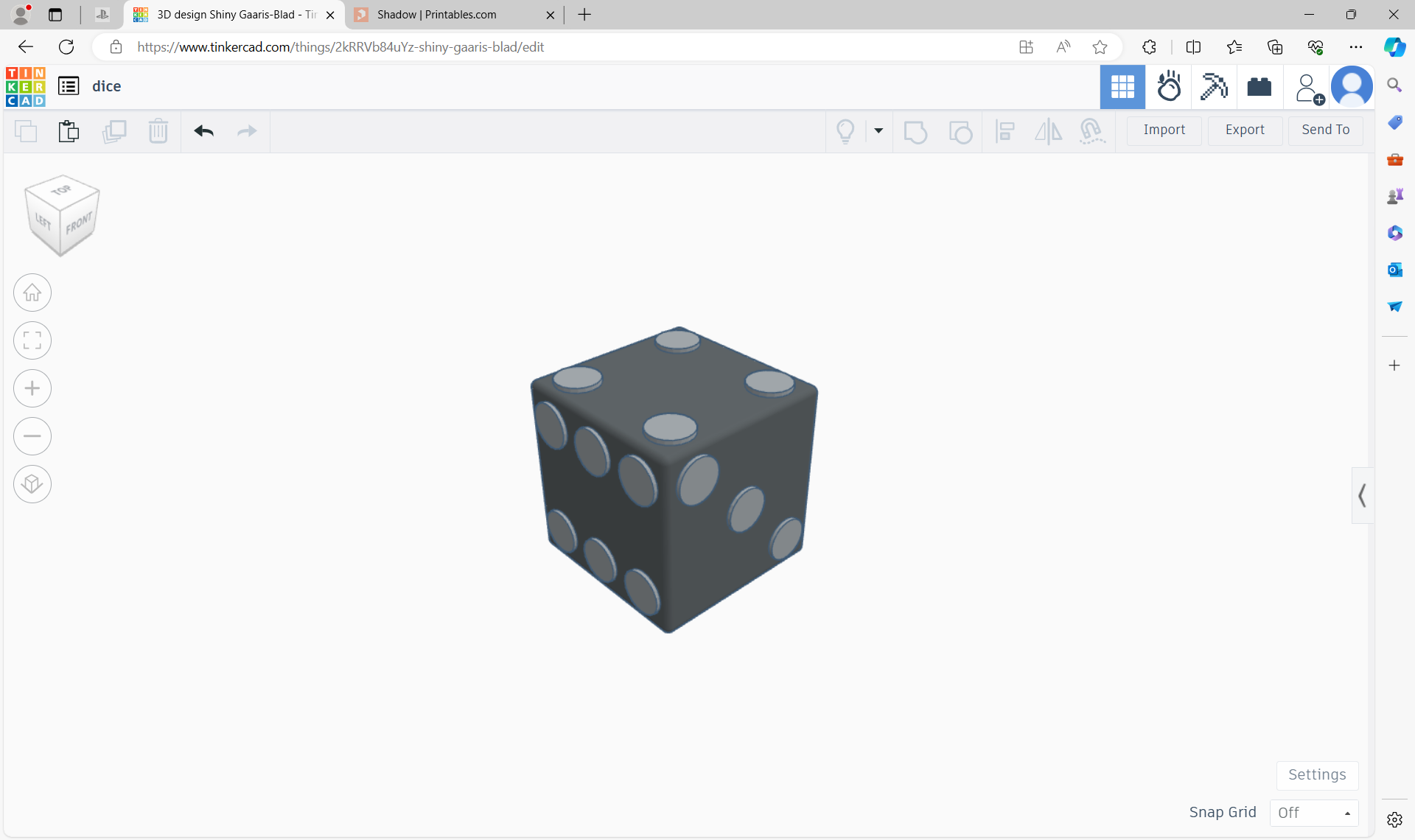 Dice By Shadow Download Free STL Model Printables dice-by-shadow-download-free-stl-model-printables