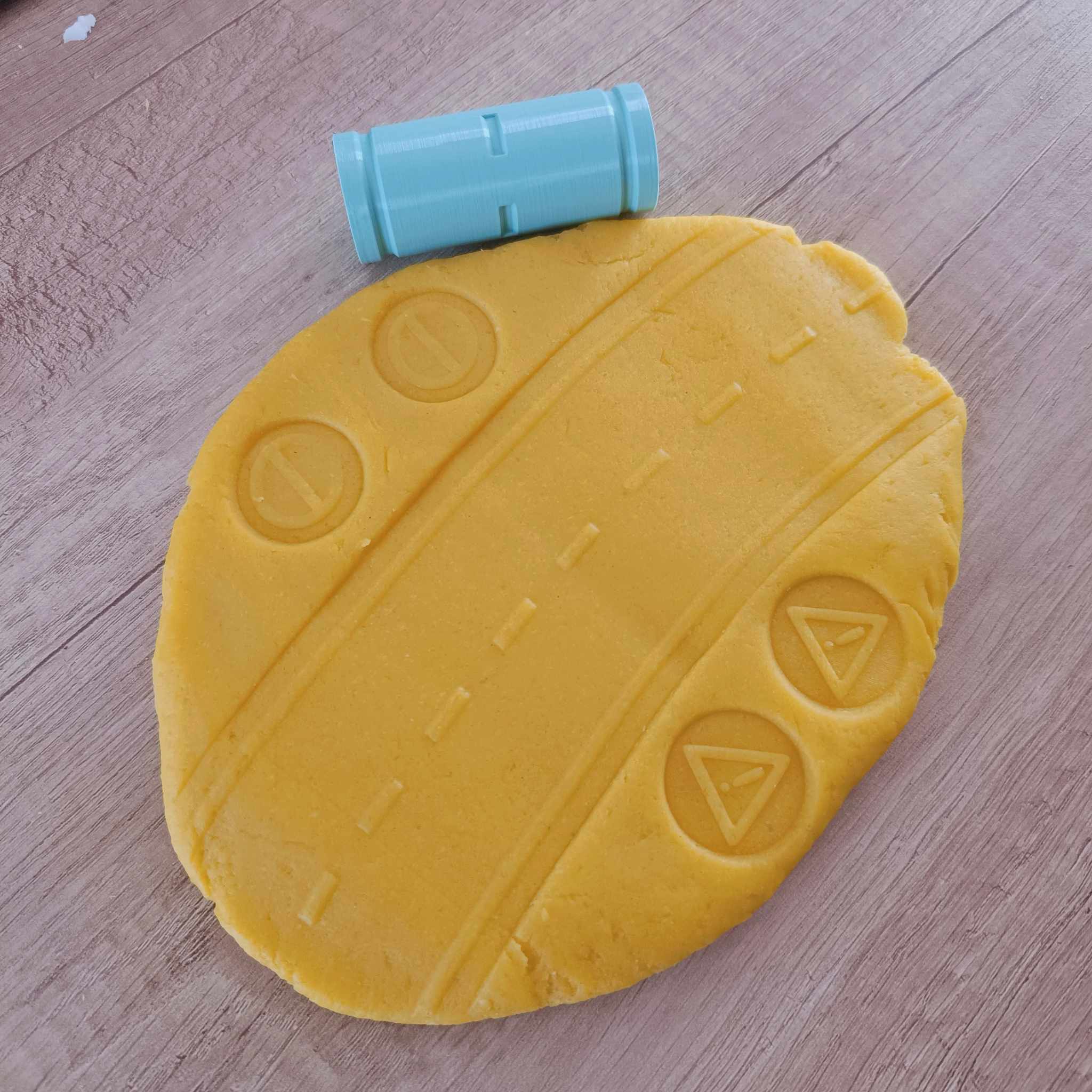 Sensory play roller road