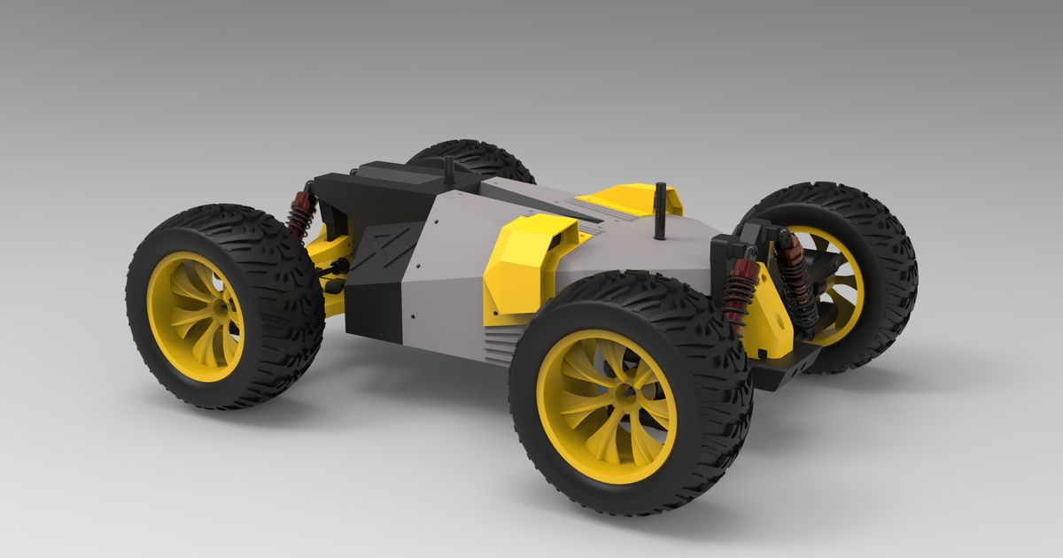 cardboard diy rc car body