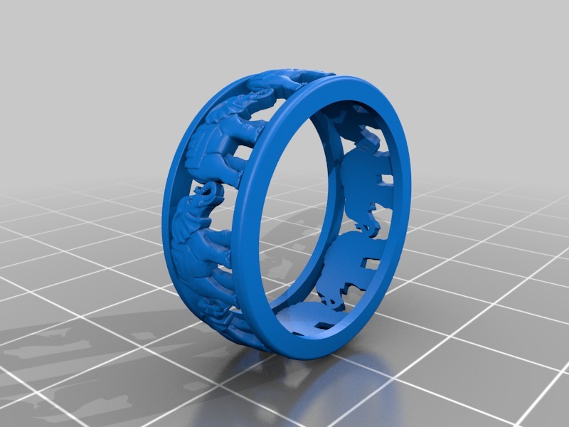 Miniatura 3 do modelo 3D Elephant Ring