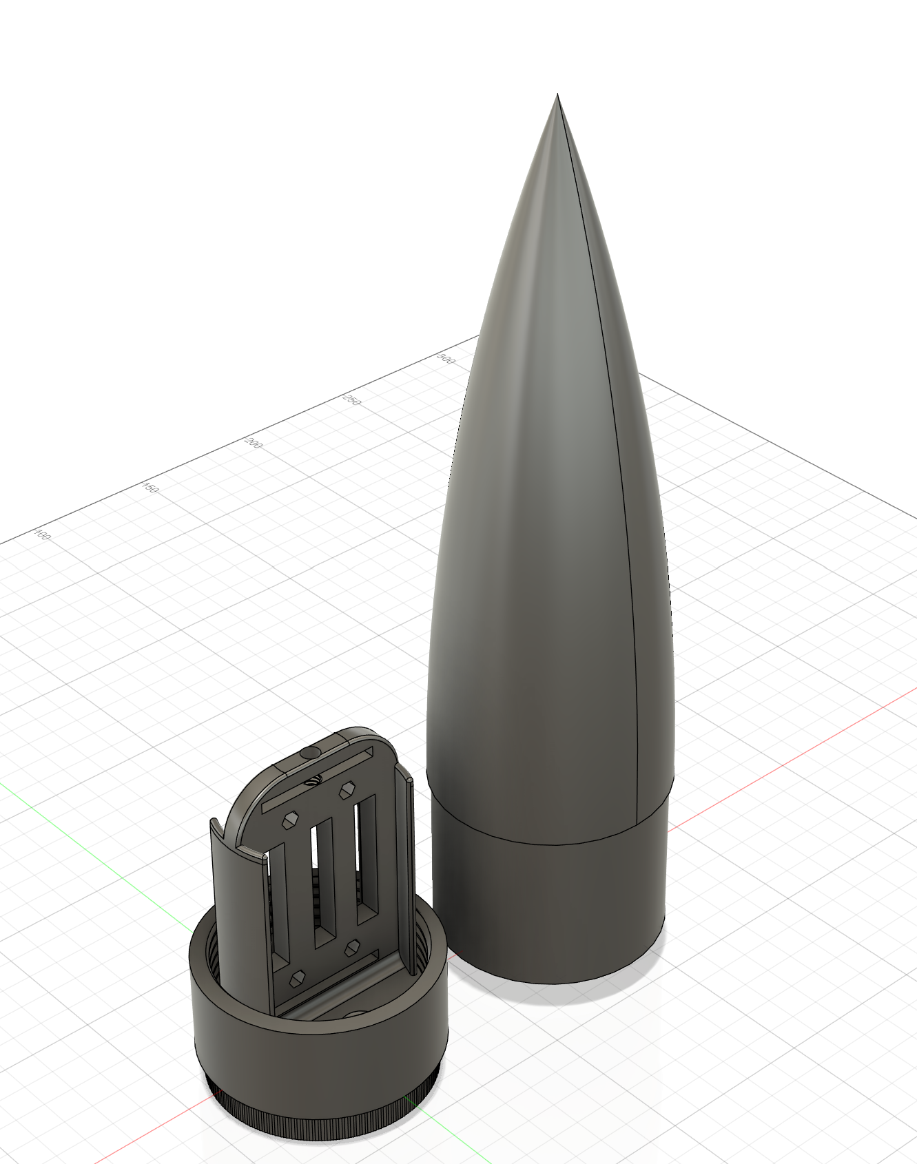Estes Doorknob/Big Daddy Nosecone with integrated Ebay