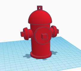 Fire Hydrant Key Chain