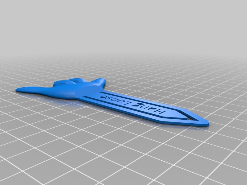 Miniatura 2 do modelo 3D Hang Loose Bookmark