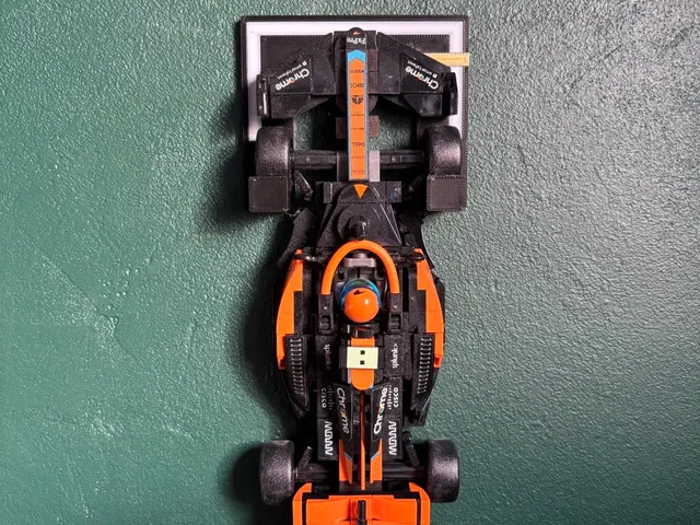 LEGO Speed Champions Formula 1 starting grid wall mount