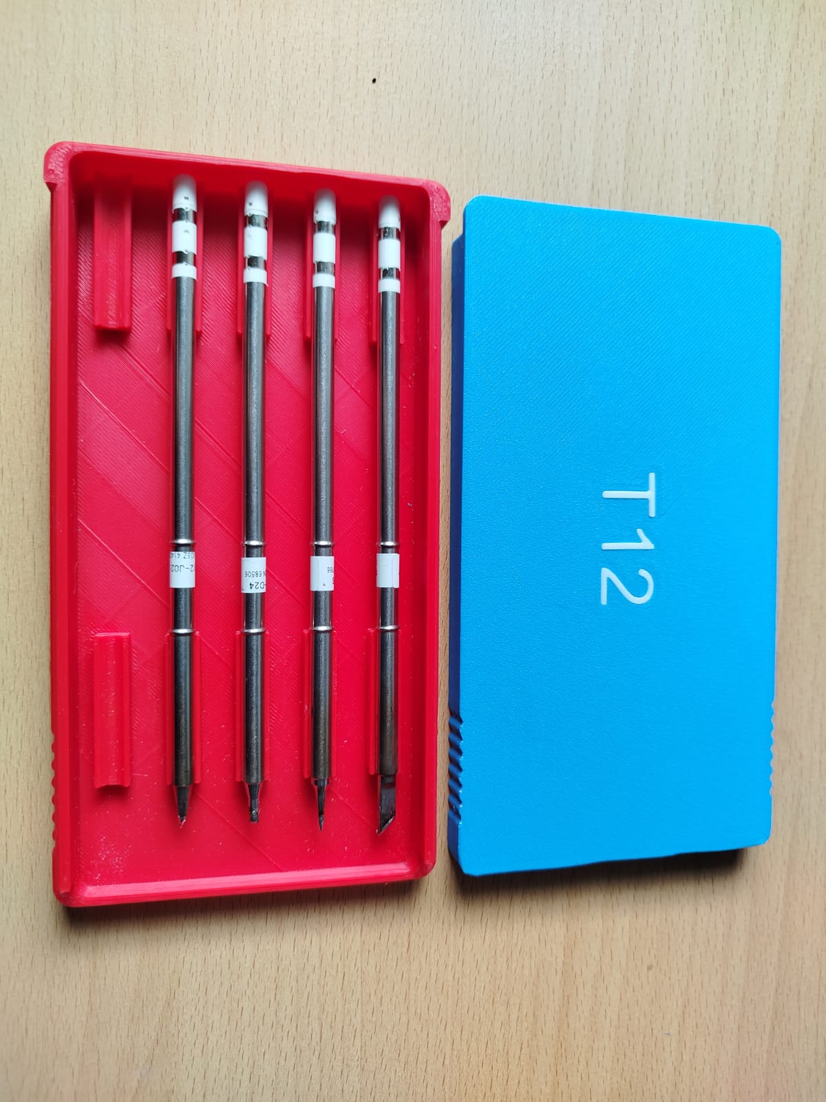T12 soldering tip sliding storage box (With magnets!)