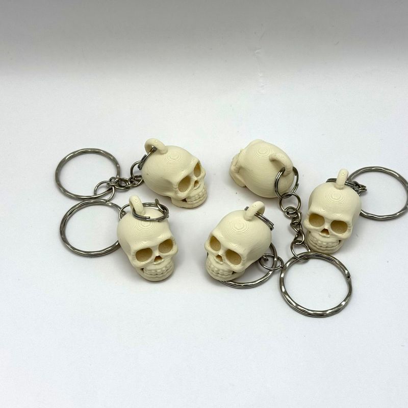 サーティーン　キーチェーン THIRTEEN SKULL KEYCHAIN Tiny Skull Keychain by Stigern | Download free STL model