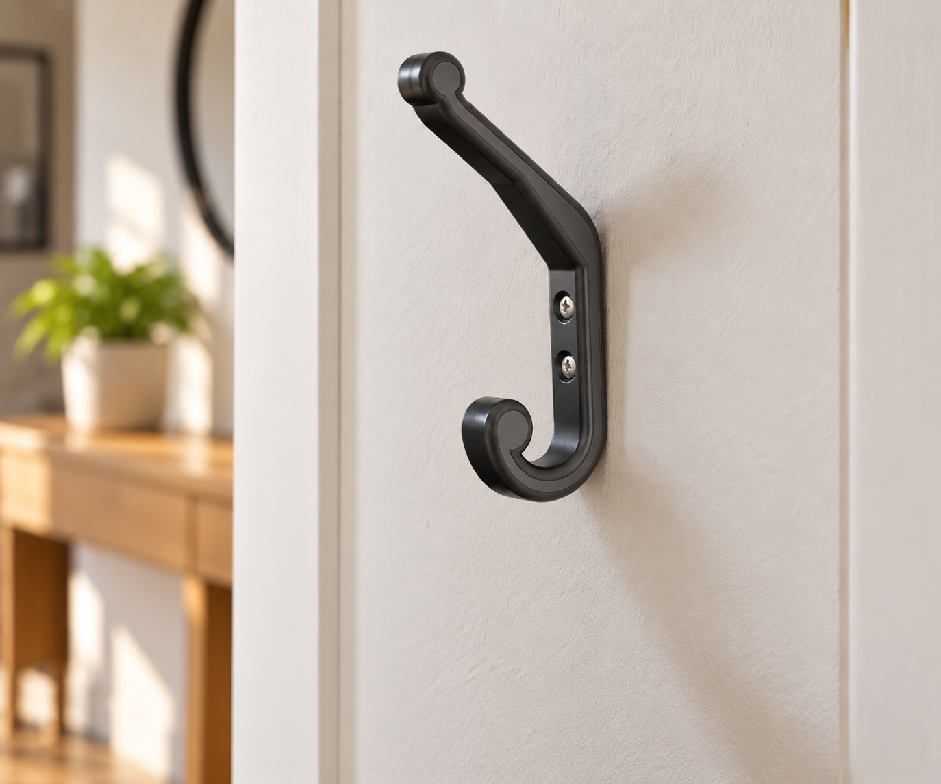 Double hat and coat hook