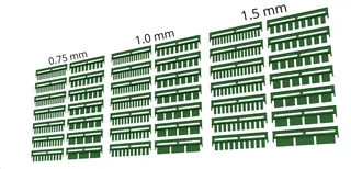 BioRad compatible SDS-PAGE combs