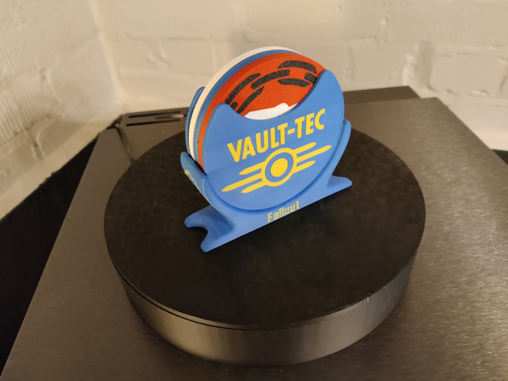Fallout coaster holder