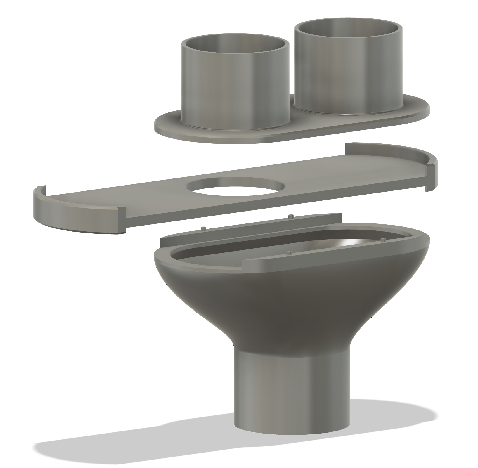 Shop Vac Pipe/Hose Switch/Splitter by nids Download free STL model