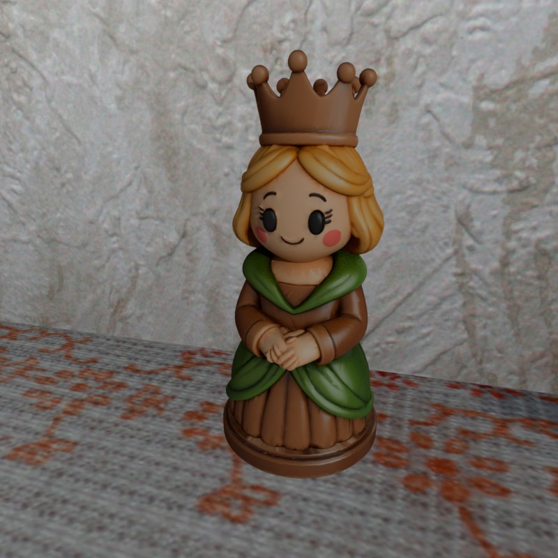 Xmas Matruschka Princess Nosupport FDM Easyprint
