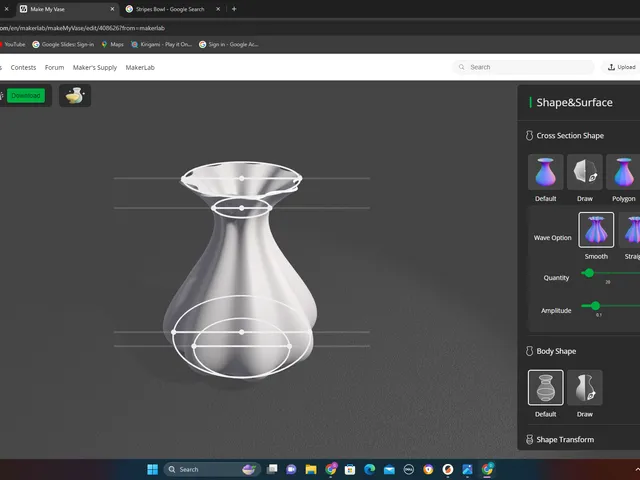 onion vase