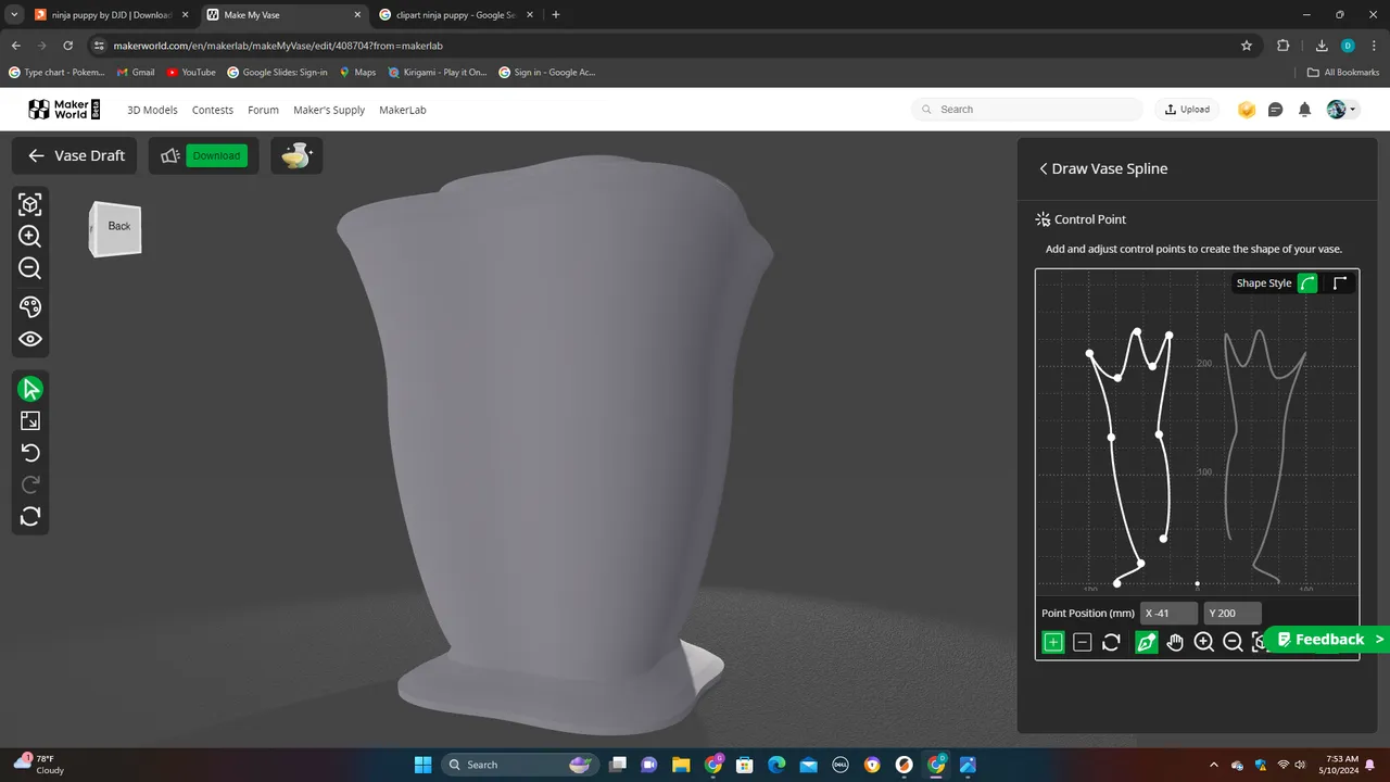 flower vase by DJD | Download free STL model | Printables.com