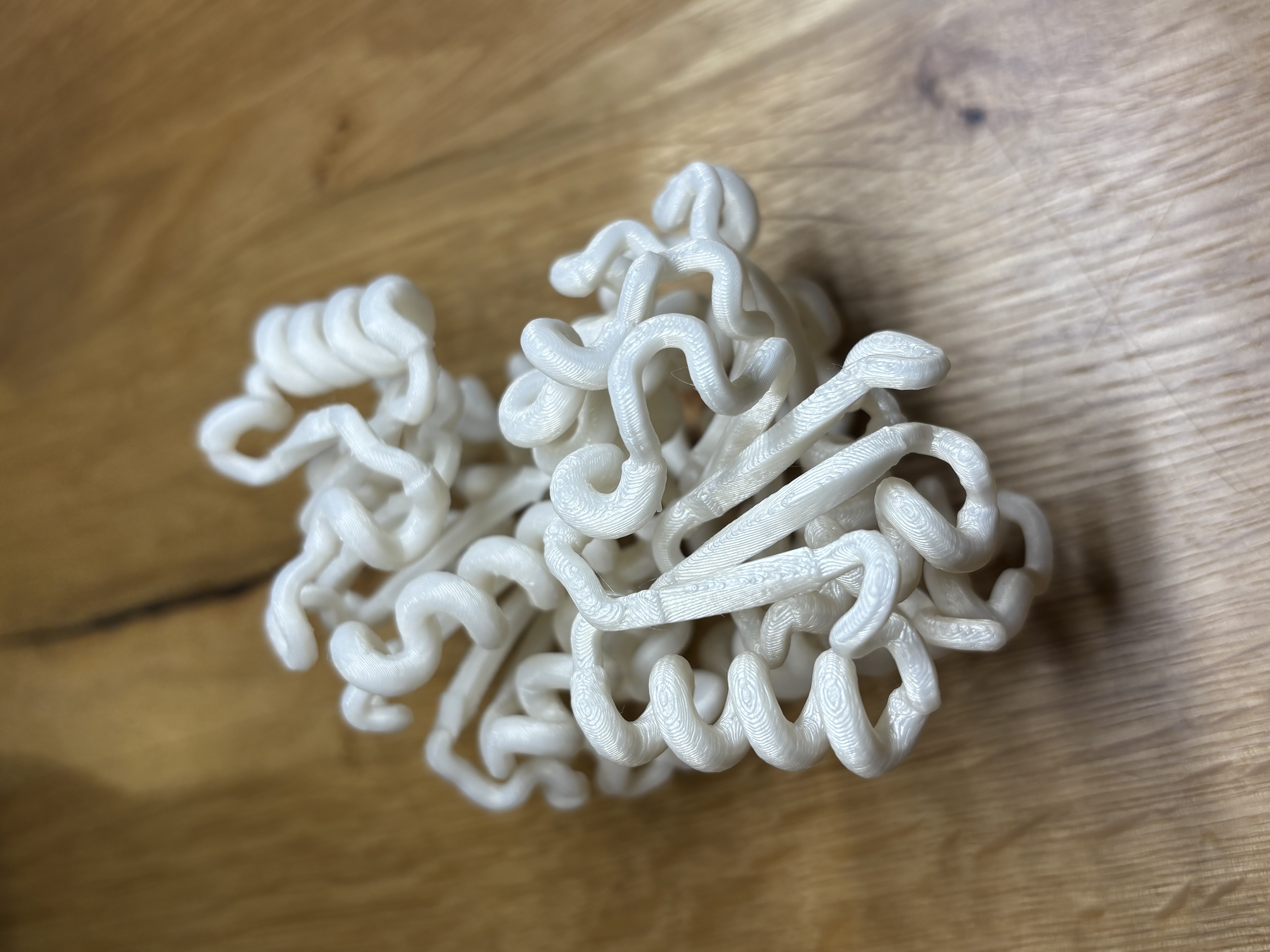3D-printable protein model