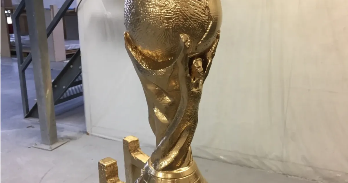 Low Poly Fifa World Cup Trophy By Az3d Download Free Stl Model