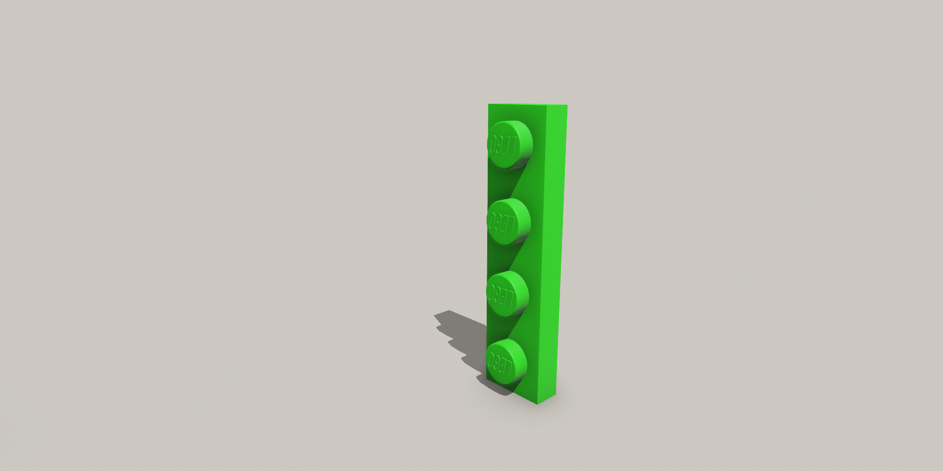 LEGO - Compatible Plate 1x4 by smoura | Download free STL model ...