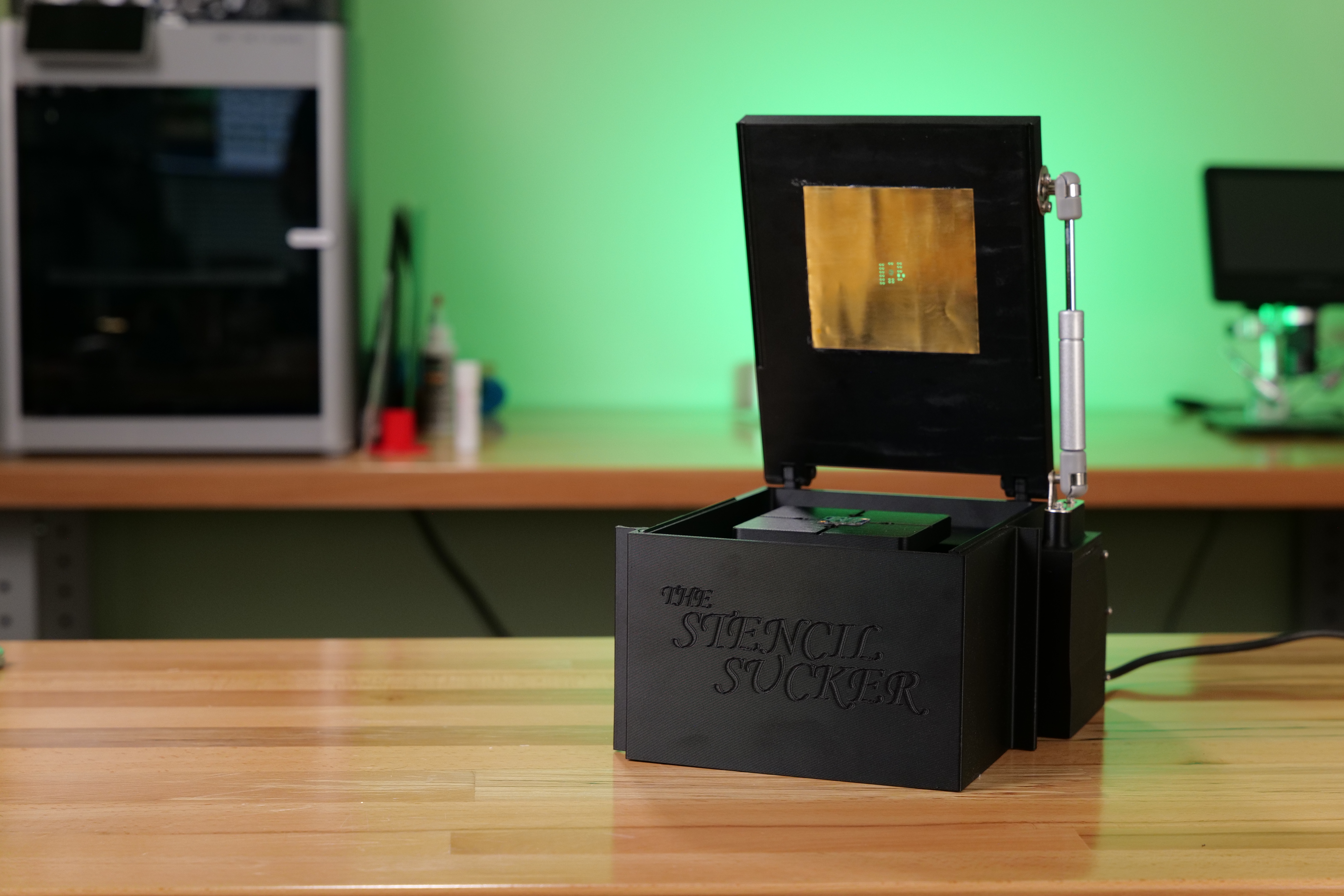 Precision Solder Paste Stencil Printer with Vacuum