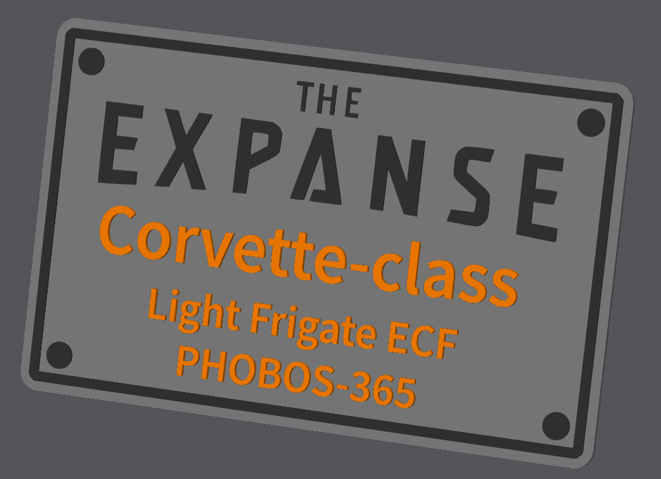 Display Corvette Class PHOBOS-365 from the Expanse by Dream | Download ...