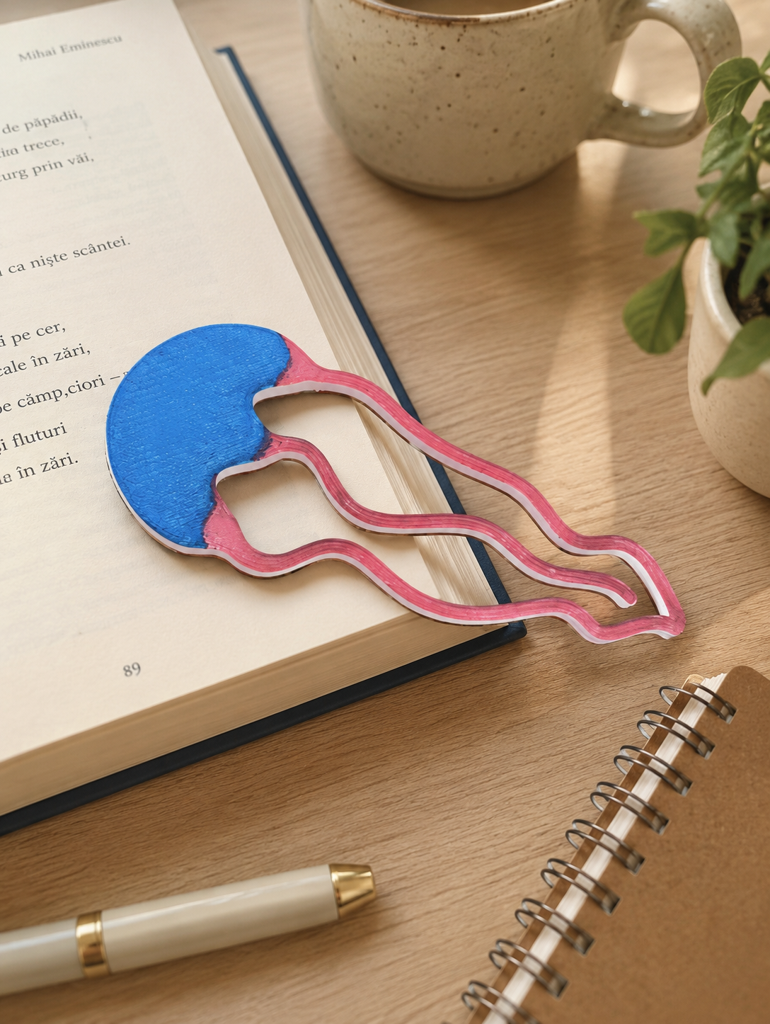 Cute Jellyfish Bookmark – 3D Printable STL