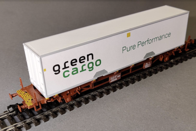 Jumbo Container in H0 scale (1:87)
