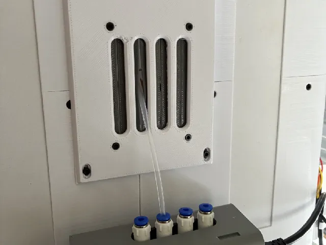 Torreva AD5X enclosure - Pass-through plate for IFS tubes mod