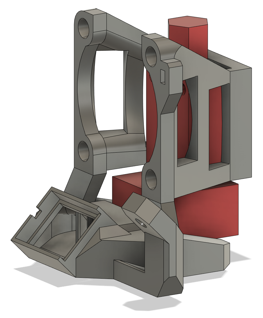 Mashup Cooler - Lightweight 5015 Fan Duct for Ender 3's and Aquila's