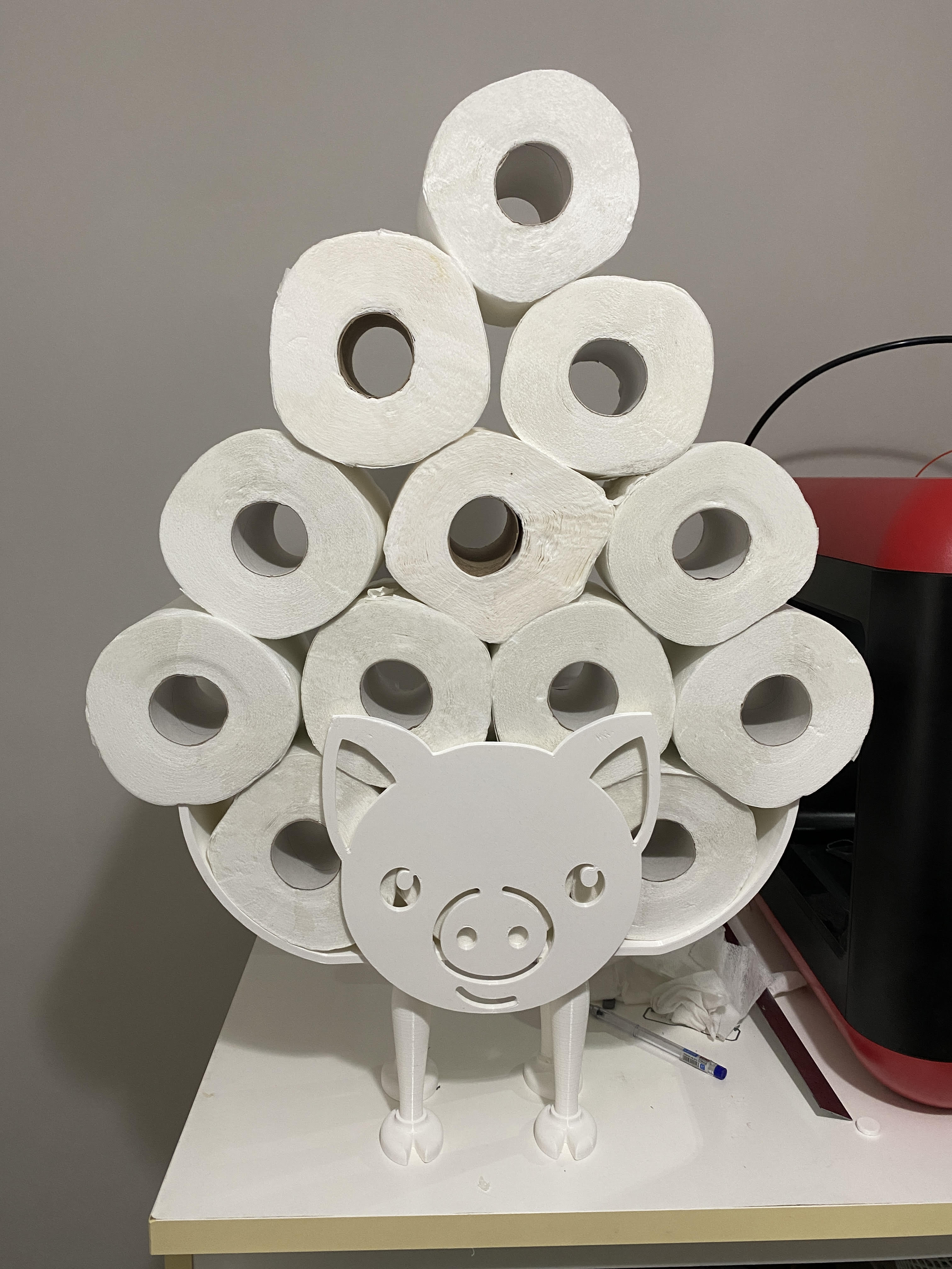 Toilet roll holder
