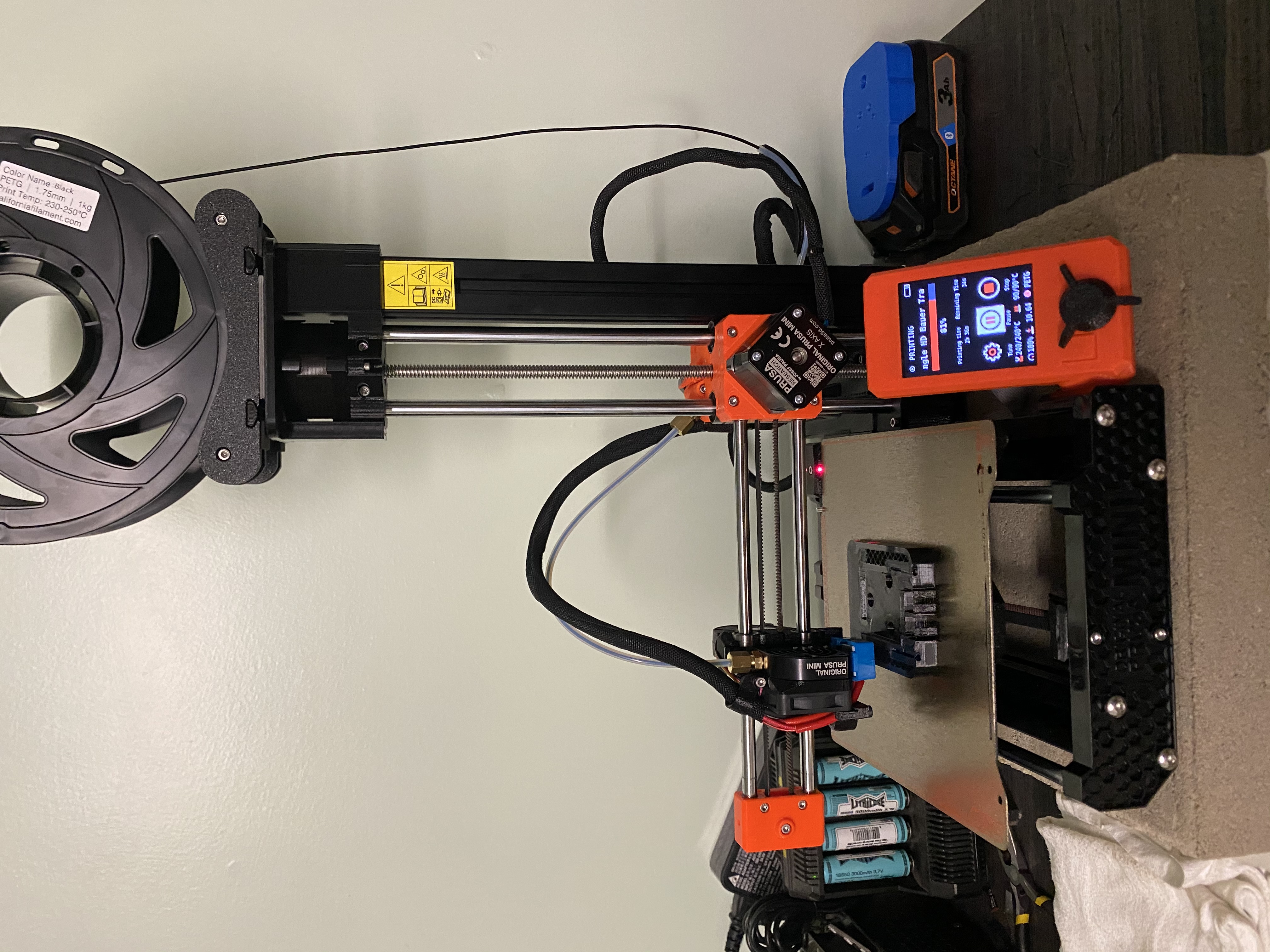 Prusa Mini/Mini+ Top Mounted Spool Holder