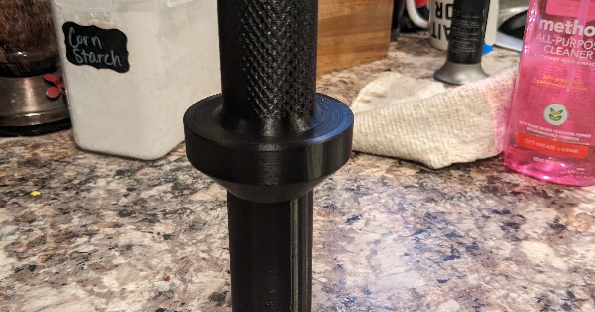 Omega Juicer Plunger/Press by sharpshout Download free STL model