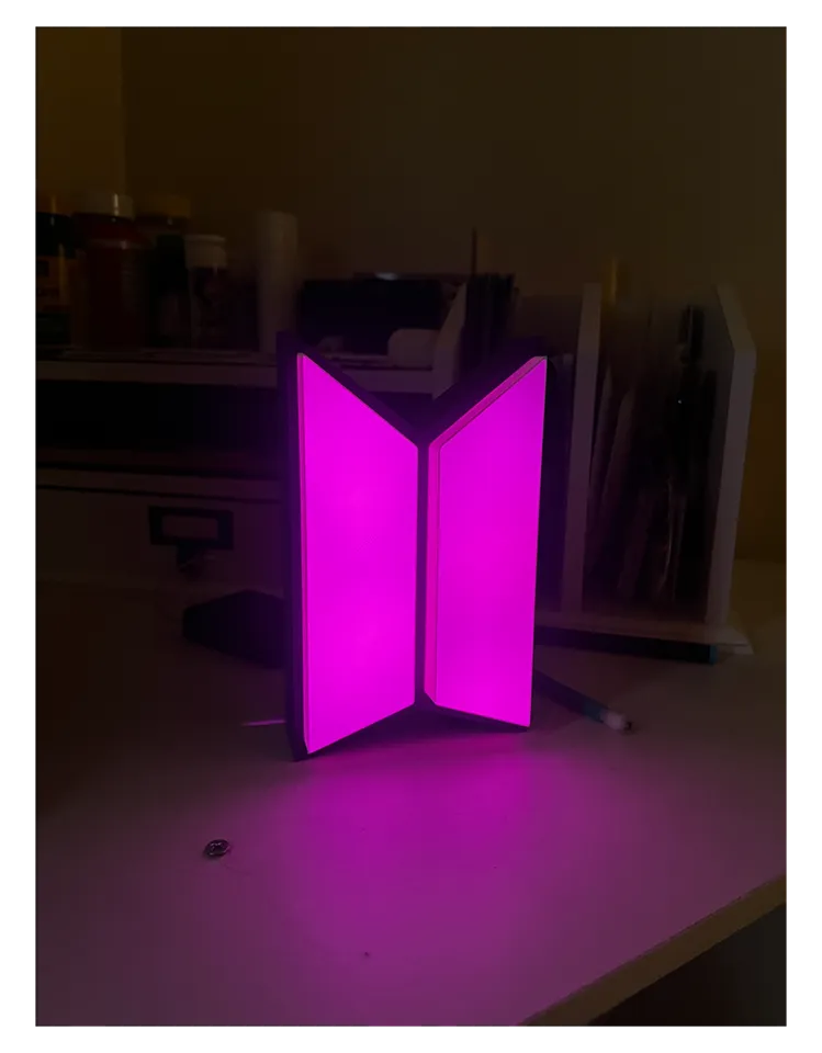LED Sign - BTS Logo by Matcha JC | Download free STL model