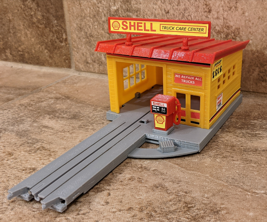 Reproduction Shell Garage for Tyco Trucking US1