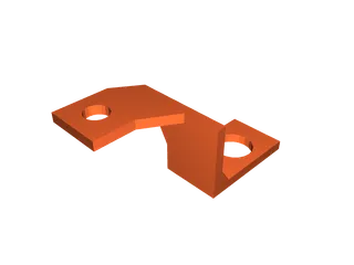 Macintosh SE/30 HDD LED Bracket by jonschwenn | Download free STL