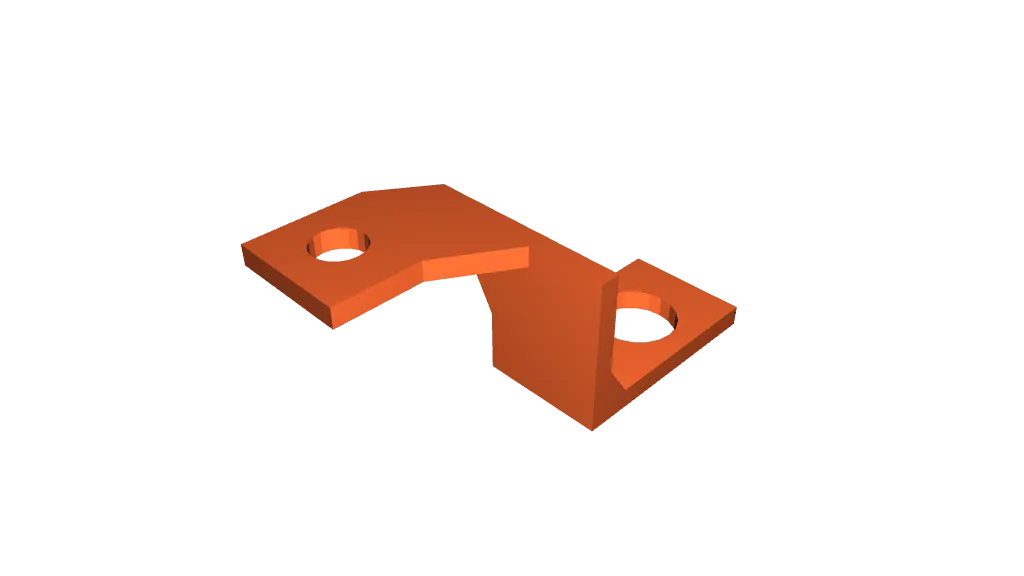 Macintosh SE/30 HDD LED Bracket by jonschwenn | Download free STL