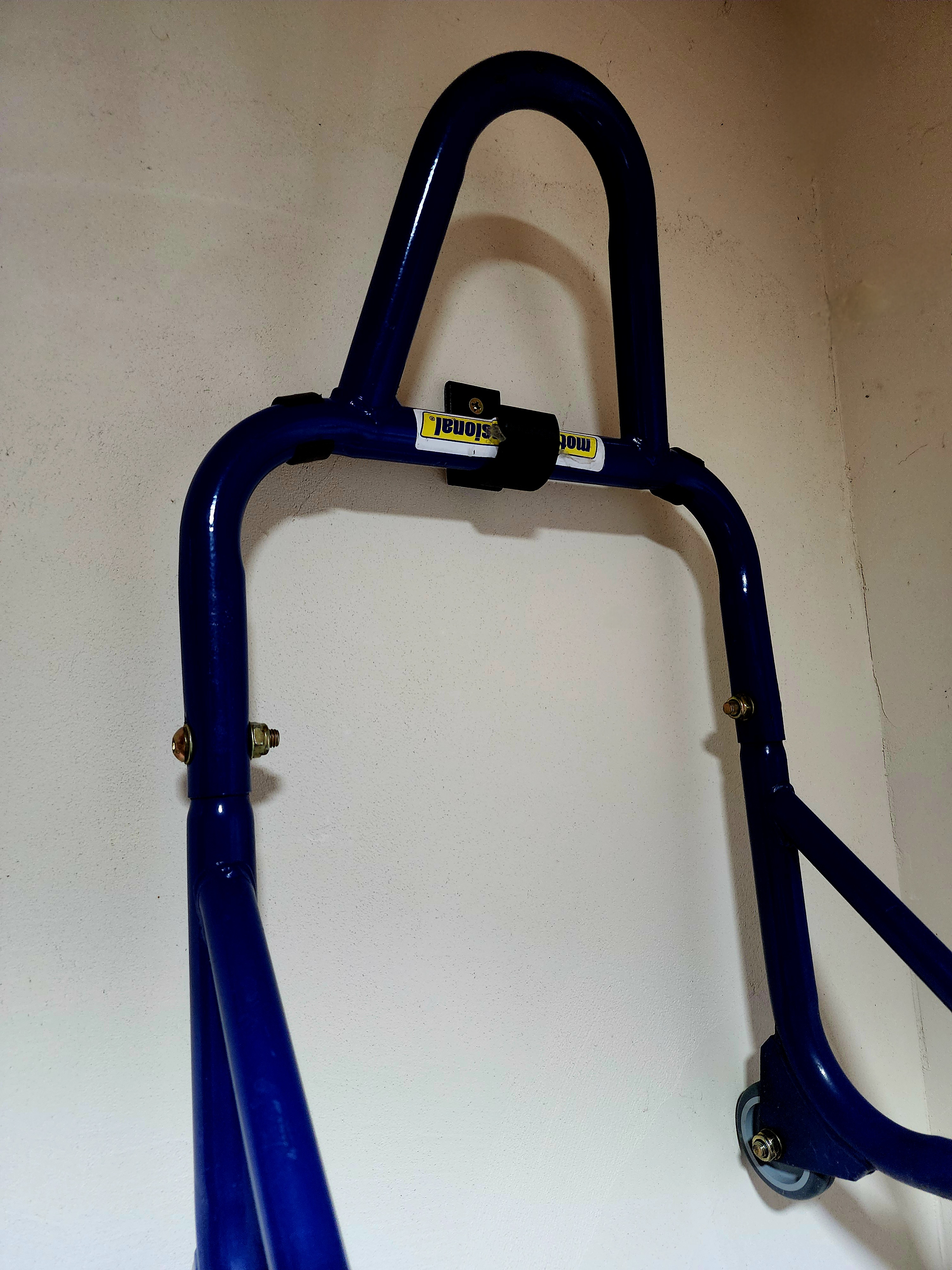 Wall motorcycle stander holder