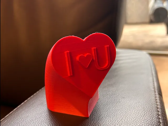 I Love U Desk Decoration