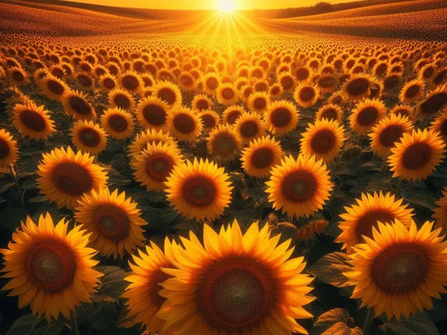 Campo de girasoles Hueforge