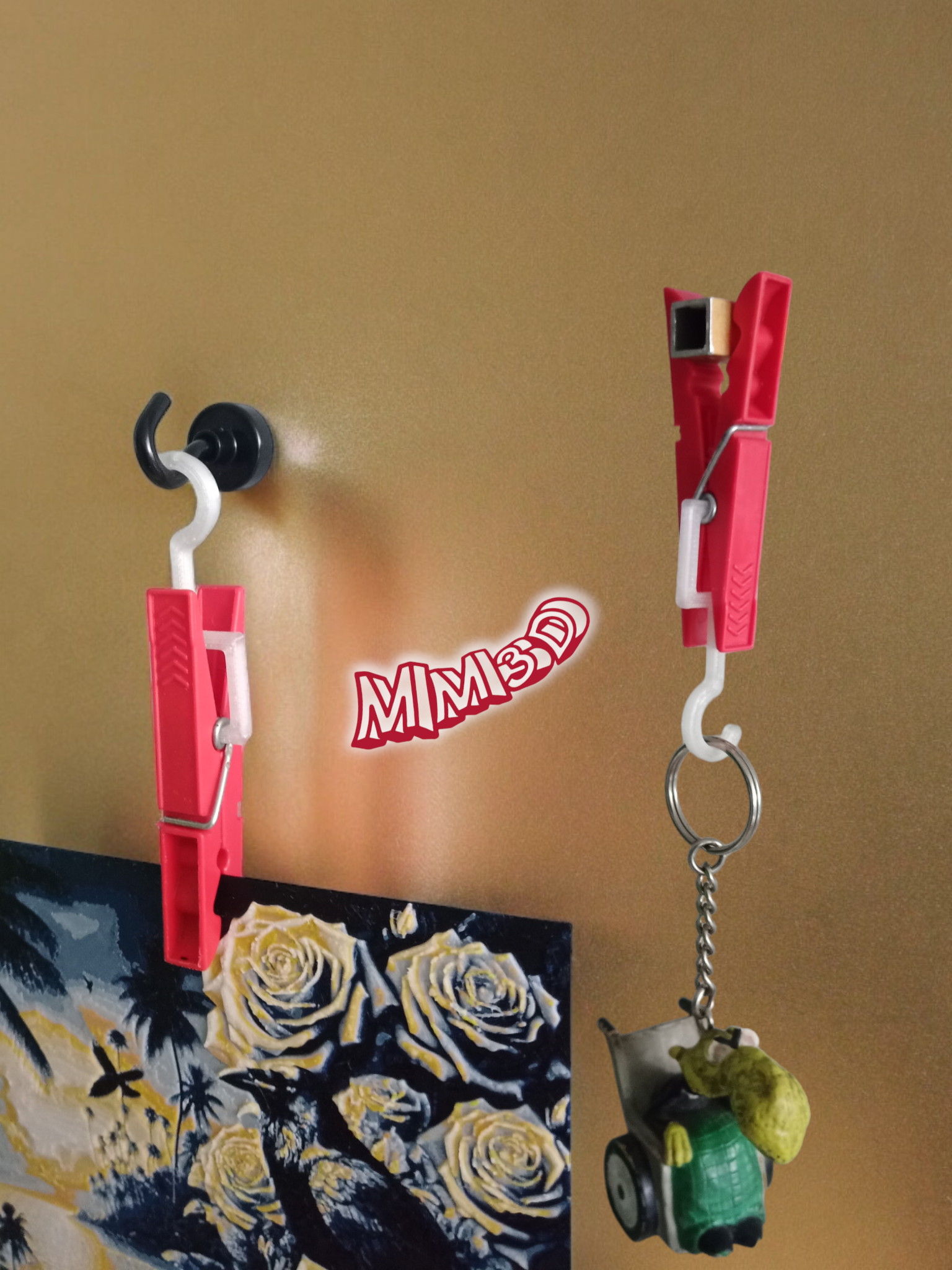 Simple Clothespins hook For alternative uses