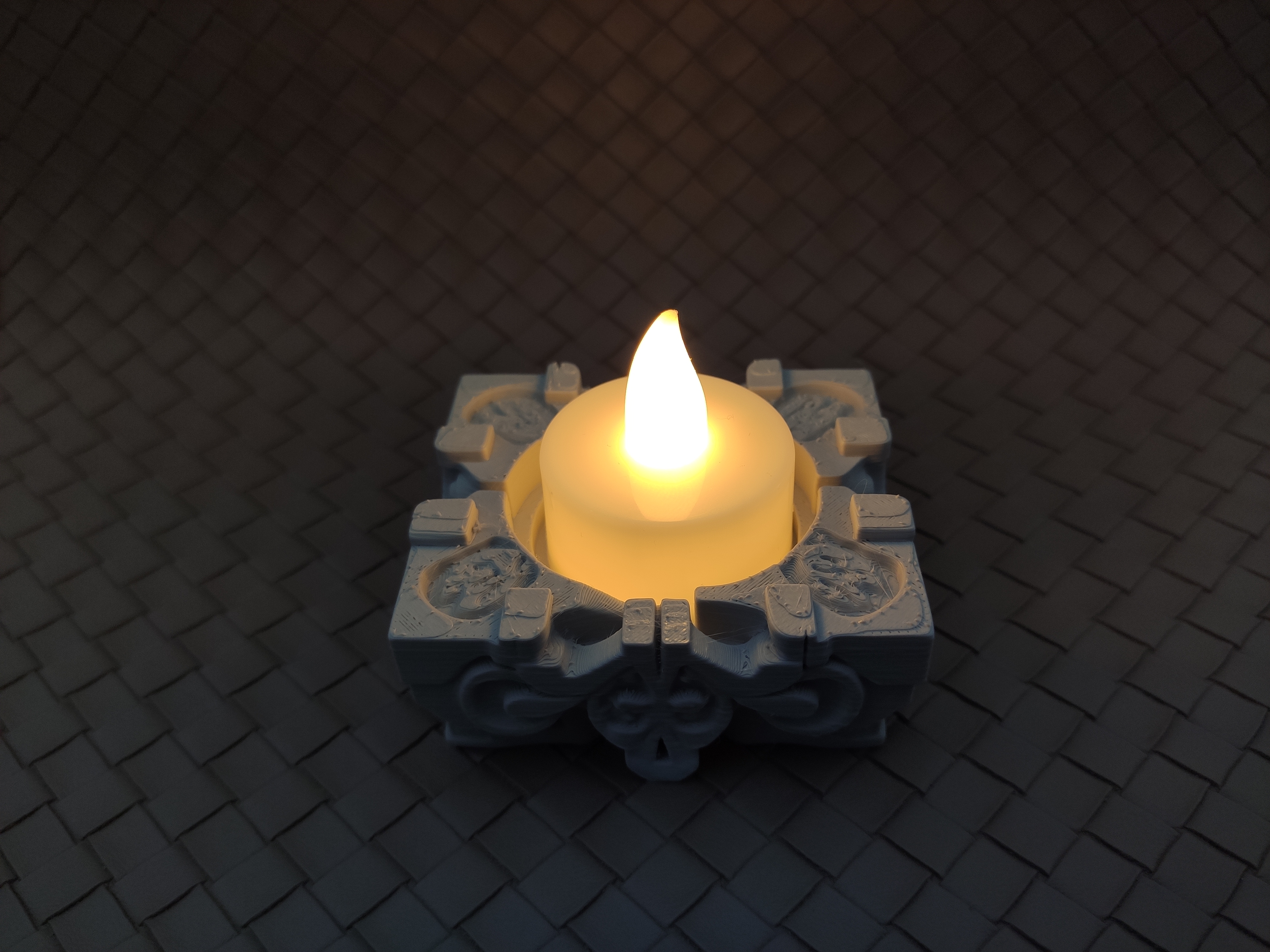 Mini Square Altar - LED Tea light Holder