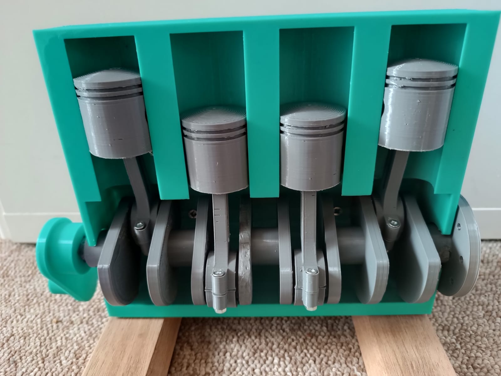 Four-stroke engine.