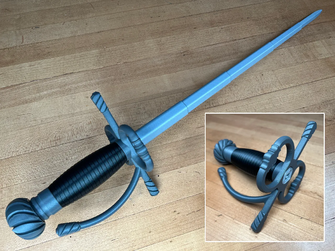 Dread Pirate Multi-part Collapsing Sword by 3D Printing World