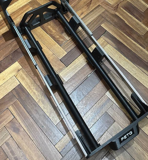 Aluminum Rod Cover for Modular Filament Drawer System