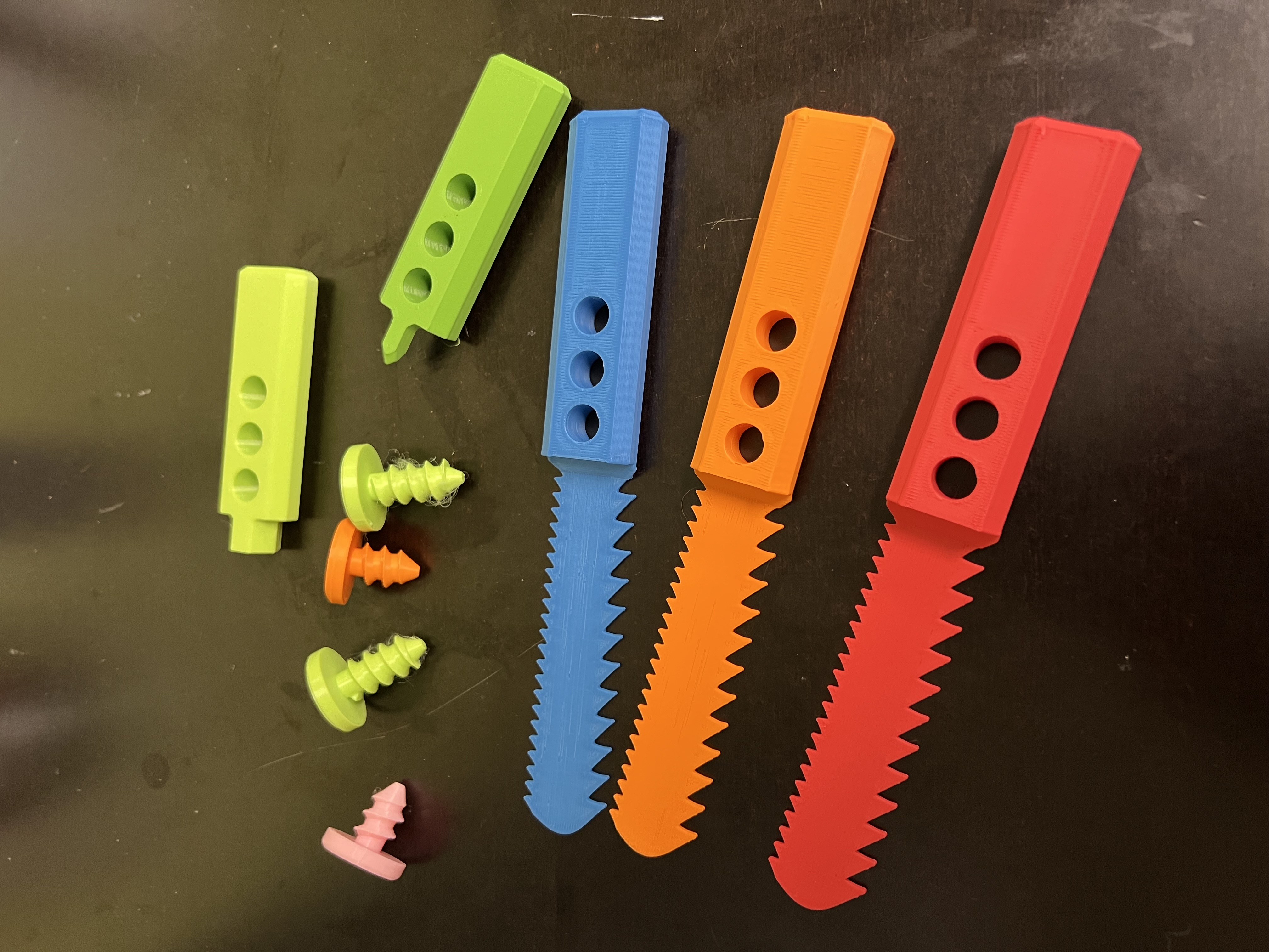 Cardboard saw, Cardboard tools and cardboard screws