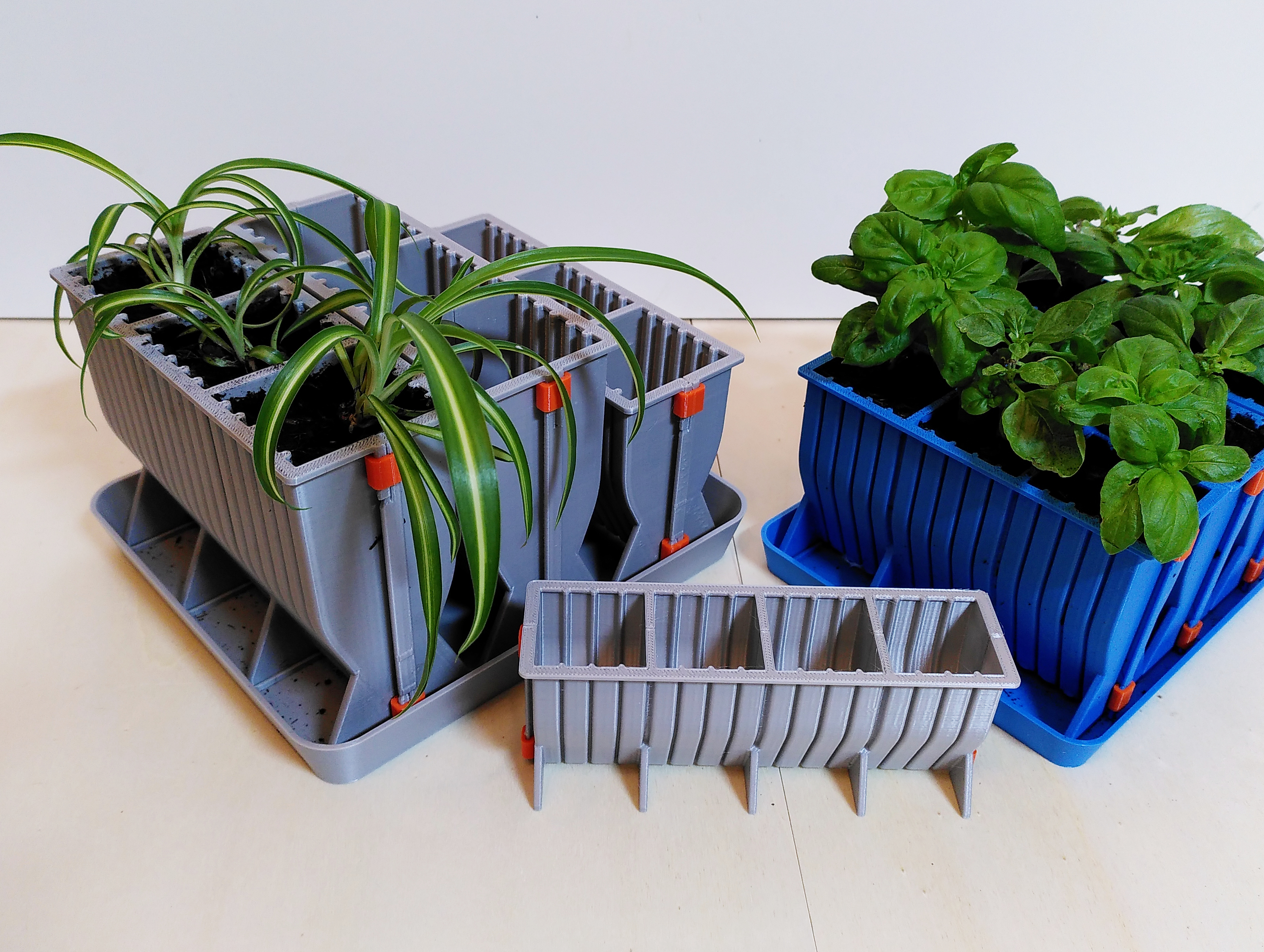 Seedling Shell/Planter (self standing, parametric remix)