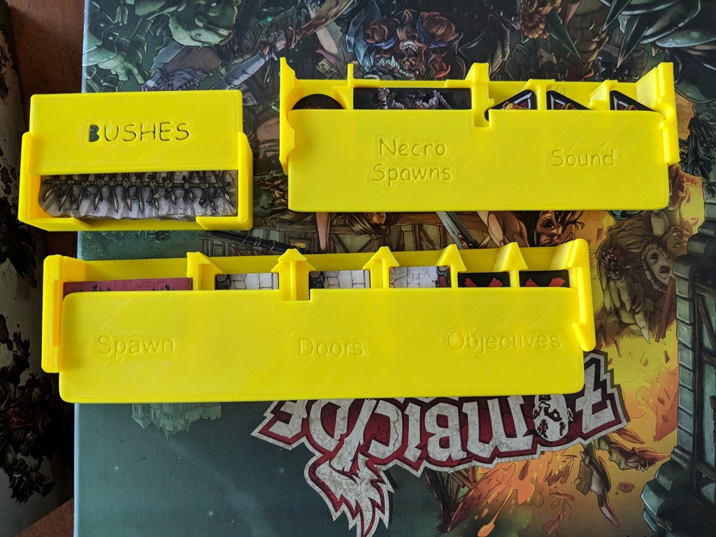Zombicide Black Plague Token Organizers