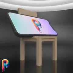 Chair Phone Holder by Polymeria